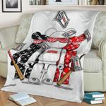 86034 bearbrick fleece throw blanket 0