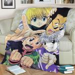86252 hunterxhunter fleece throw blanket 0