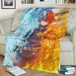 86400 my hero academia fleece throw blanket 0