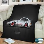911 carrera club sport fleece throw blanket 0