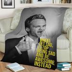 92688 barney stinson fleece throw blanket 0