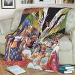 93270 one piece fleece throw blanket 0