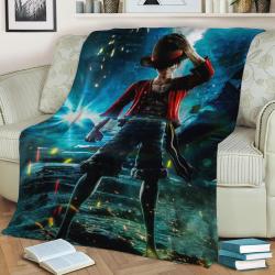 One Piece Fleece Throw Blanket Meaningful Gift For Halloween Christmas