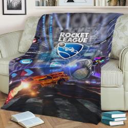 Rocket League Fleece Throw Blanket Meaningful Gift For Halloween Christmas