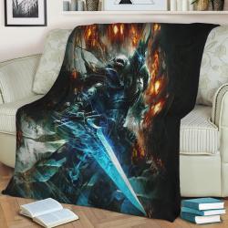 World Of Warcraft Fleece Throw Blanket Meaningful Gift For Halloween Christmas