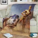 99418 droids fleece throw blanket 0