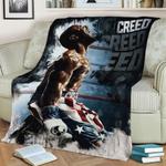 adonis donnie creed fleece throw blanket 0