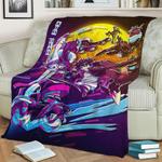 air gear retro fleece throw blanket 0