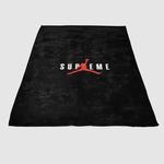 air jordan supreme wallpaper soft fleece blanket 0
