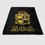 alpha phi alpha 1 soft fleece blanket 0