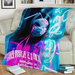 anbu fleece throw blanket 0
