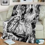 anime manga fleece throw blanket 0