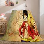 anime one piece cosplay flannel blanket fleece throw blanket sets 0