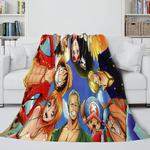 anime one piece throw flannel fleece blanket soft cozy bedding sets 0