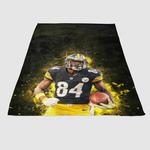 antonio brown soft fleece blanket 0
