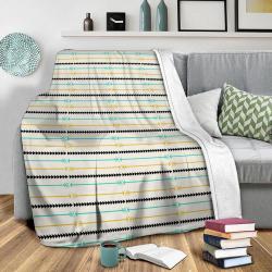 Arrow Pattern Fleece Throw Blanket Meaningful Gift For Halloween Christmas