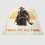 arthur morgan i gave you all i had soft fleece blanket 0