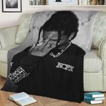 asap rocky fleece throw blanket 0