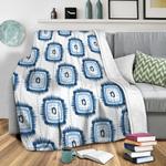authentic blues fleece throw blanket 0