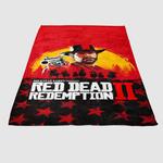 authur morgan red dead redemption soft fleece blanket 0