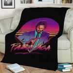 baba yaga fleece throw blanket 0