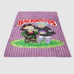 backwoods rick and morty 1 soft fleece blanket 0