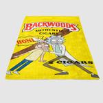 backwoods rick and morty 2 soft fleece blanket 0