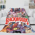 backwoods rink super soft flannel blanket fleece throw blanket sets 0