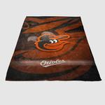 baltimore orioles wallpaper soft fleece blanket 0