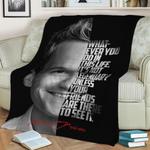 barney stinson fleece throw blanket 0