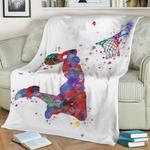 basketball player fleece throw blanket 0