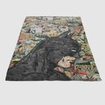 batman comics soft fleece blanket 0