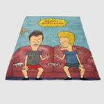 beavis and butt head cartoon soft fleece blanket 0