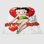 betty boobs soft fleece blanket 0