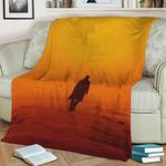 blade runner 2049 fleece throw blanket 0