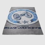 blue jackets soft fleece blanket 0