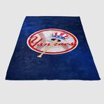 blue yankees soft fleece blanket 0