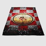 boston red sox glitter logo soft fleece blanket 0