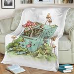 broken fleece throw blanket 0