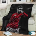 bruno fernandes fleece throw blanket 0