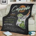 caipirinha fleece throw blanket 0