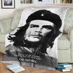 che guevara die standing fleece throw blanket 0