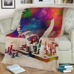 chess fleece throw blanket 0