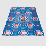 chicago cube blue college soft fleece blanket 0