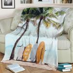 choose your surfboard fleece throw blanket 0