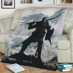 chosen undead fleece throw blanket 0