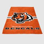 cincinnati bengals logo soft fleece blanket 0