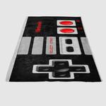 classic retro nintendo game controller soft fleece blanket 0