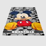 coach mickey mouse cartoon soft fleece blanket 0
