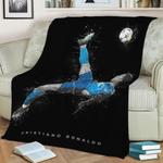 cristiano ronaldo fleece throw blanket 0